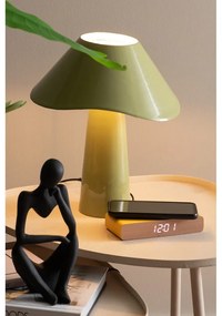 Ceas deșteptător digital cu încărcător wireless Retro Flat LED – Karlsson