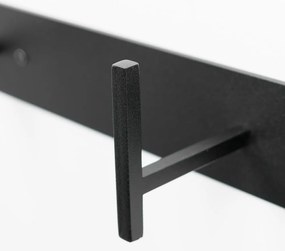 Cuier de perete negru din metal 64 cm Chapman – Spinder Design