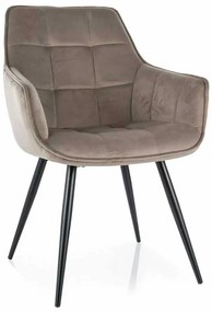 Scaun de bucătărie Lilia Velvet, bej