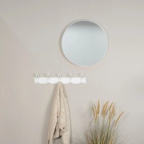 Cuier de perete alb din metal 70 cm Miles – Spinder Design