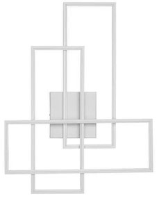 Aplica de perete sau tavan design geometric Alis alb