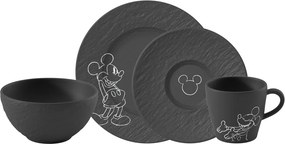 Set de mic dejun Manufacture Rock - Mickey Mouse, 4 buc - Villeroy & Boch