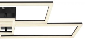 Lustra LED aplicata cu telecomanda design modern geometric TINY 58W