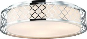 Plafoniera diametru 52cm, metal cromat Cavalli