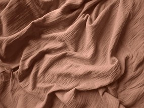 Lenjerie de pat din muselin Mussari maro deschis Dimensiunile lenjeriei: 70 x 90 cm | 140 x 200 cm