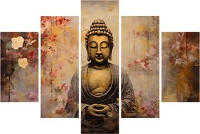 Tablou - Buddha, pictură (150x105 cm)