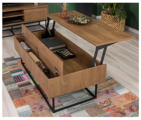 Set mobilier living Ponake 1 (nuc + negru). 1094091