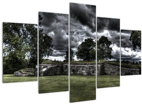 Tablou cu cerul întunecat (150x105 cm)