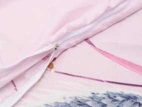 Lenjerie de pat din microfibră DAWSON roz