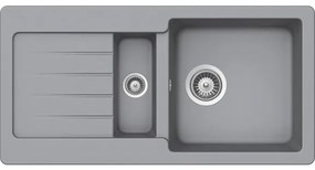 Set chiuveta bucatarie Schock Typos D-150S si baterie bucatarie Schock Cosmo Cristalite Croma 86 x 43,5 cm