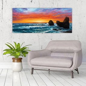 Tablou - Apus de soare (120x50 cm)