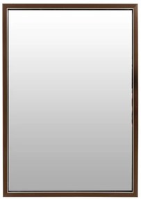 Oglinda dreptunghiulara cu rama din polistiren bronz/neagra Cliff, 68cm (L) x 48cm (L) x 1.6cm (H)
