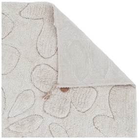 Covor pentru copii crem lavabil țesut manual din bumbac 120x180 cm Gentle Flora – Nattiot