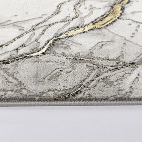 Covor Modern Living , Dormitor Dreptunghiular Marmara T159A Gri Gold (Alege dimensiunea: 100 x 200)