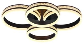 Lustră LED dimabilă, montaj aplicat pe tavan, 150W, 230V, 3000-6500K, cu telecomandă