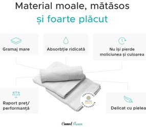 Prosop ELEGANZA 50x100 cm visiniu, 100% bumbac