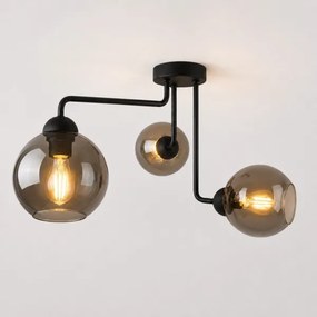 Lustră aplicată OSMO 3xE27/60W/230V negru
