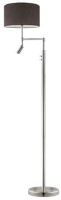 Lampadar LED Eglo TUNJA 1xE27/60W/230V + LED/2,1W d. 38 cm crom/maro