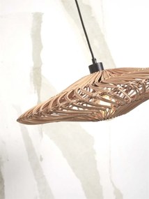 Lustra/Pendul eco din ratan Zanzibar flat 55cm L, nat