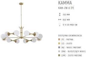 Lustra deosebita design LUX realizat manual KAMMA