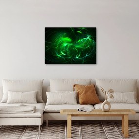 Tablou - abstracție verde (70x50 cm)