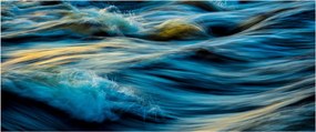 Tablou - Valuri (120x50 cm)