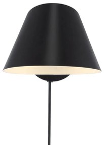 Aplica de perete design modern Stay negru