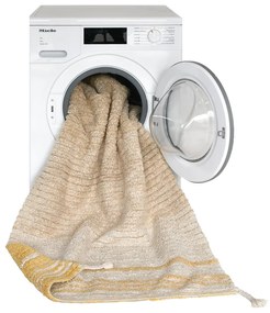 Covor galben ocru din bumbac 80x140 cm Twin Amber – Lorena Canals