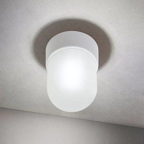 Mini Plafoniera din ceramica alba OSTIA