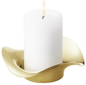 Sfeșnic cu stâlp aurit Cobra - Georg Jensen