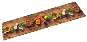 vidaXL Covor de bucătărie lavabil Spices, 60x180cm, catifea