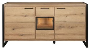 Bufet Soho Nordian Oak 3 Usi Si 1 Sertar 151 Cm