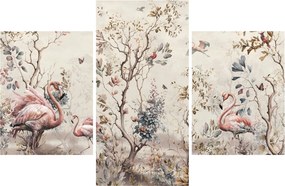Tablou - Desen de flamingo (90x60 cm)