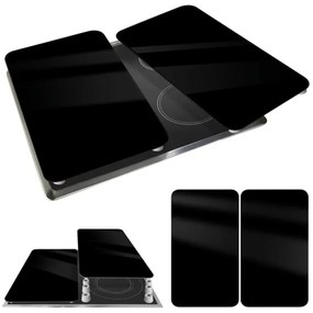 WENKO 53898100 - Placă de protecție 52x30 cm negru/gri/transparent