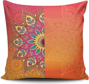 Perna MANDALA-03, multicolor, bumbac/poliester, 43x43 cm