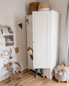 Dulap elegant Ines alb H193 cm