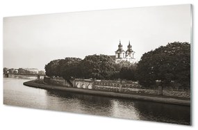 Tablouri pe sticlă pod Cracovia Râul