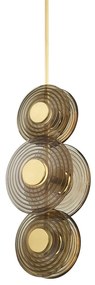 Lustra suspendata LUX Sticla, Fumurie, Otel, GRISTON PI1892706-AGB-CE HVL