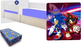 Pat junior Sonic cu saltea inclusa
