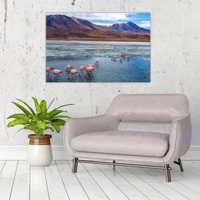 Tablou - Flamingo (90x60 cm)
