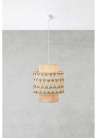 Lustră în culoare naturală cu abajur textil/cu abajur din iută ø 45 cm Ano – Markslöjd