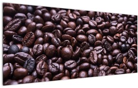 Tablou cu boabe de cafea (120x50 cm)
