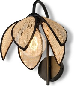 Osram - Lampă de perete DECOR RATTAN 1xE27/15W/230V bej/negru