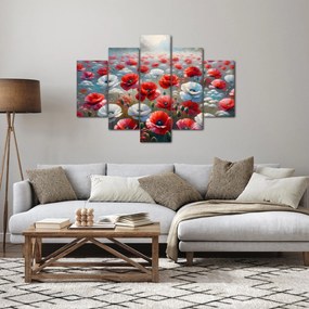 Tablou - Câmp de maci (150x105 cm)