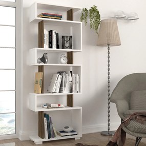 Bloc de bibliotecă White Walnut