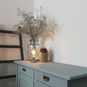 Lampă de masă modernă crom - Facil