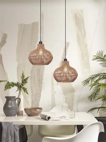 Lustra/ Pendul eco din ratan Kalahari nat., S