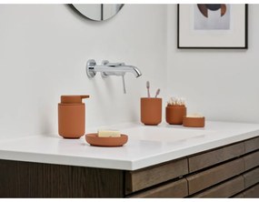 Dozator de săpun lichid portocaliu din gresie ceramică 250 ml Ume – Zone