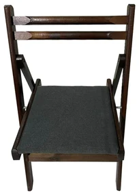 Scaun pliant wenge, lemn fag, sezut textil