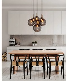 ByRydens 4202390-4002 - Lustră cu cablu LAURA 7xE27/8W/230V